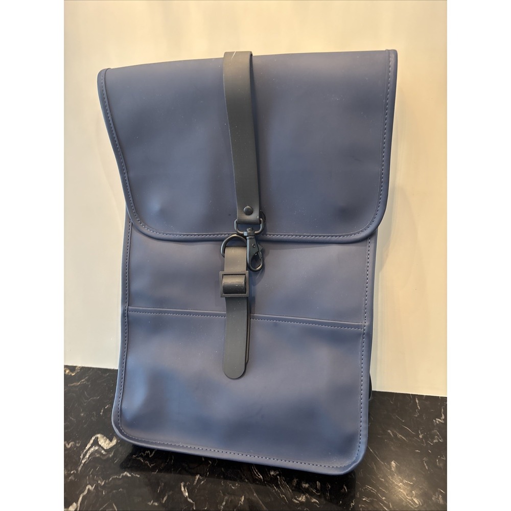 rains blue waterproof backpack